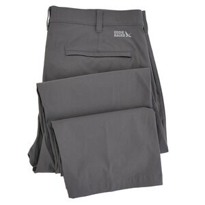 Eddie Bauer Mens Tech Pants Gray Nylon Straight Leg Casual Size FITS 38x33